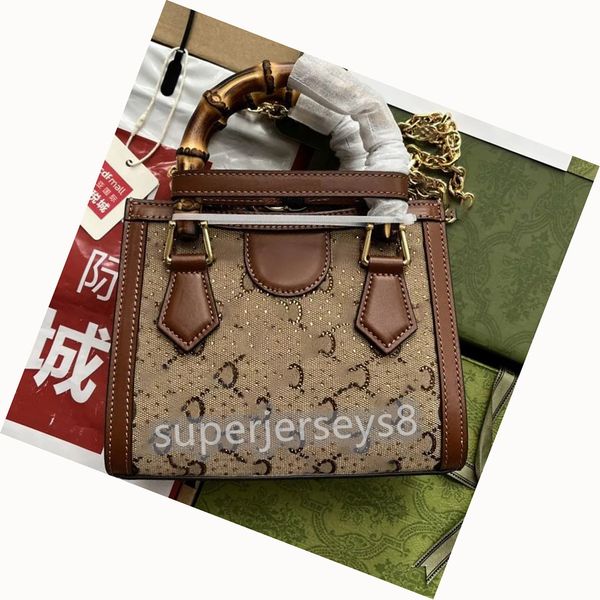 mini diamond-encrusted tote bag handbag tote bags bamboo double handle golden metal letter decoration shoulder bag large capacity fashion st
mini diamond-encrusted tote bag handbag tote bags bamboo double handle golden metal letter decoration shoulder bag large capacity fashion st