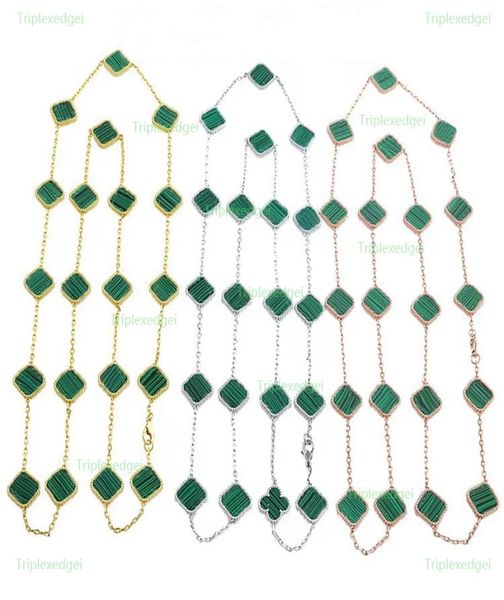 105cm 20 flowers long choker natural black white red green shell designer necklace fashion classic fourleaf clover necklace women8320120, Golden;silver
105cm 20 flowers long choker natural black white red green shell designer necklace fashion classic fourleaf clover necklace women8320120, Golden;silver