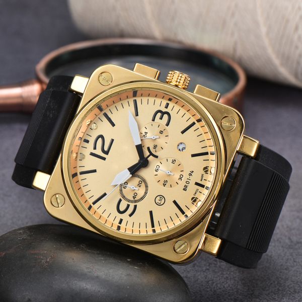 2023 new bell watches global limited edition stainless steel business chronograph ross luxury date fashion casual quartz men's watch ru, Slivery;golden
2023 new bell watches global limited edition stainless steel business chronograph ross luxury date fashion casual quartz men's watch ru, Slivery;golden