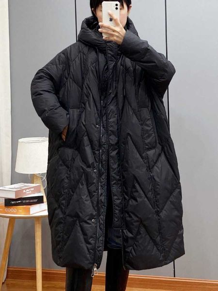 women's down parkas 2022 winter korean loose hooded thickened white duck down medium and long down jacket hkd230719, Black
women's down parkas 2022 winter korean loose hooded thickened white duck down medium and long down jacket hkd230719, Black
