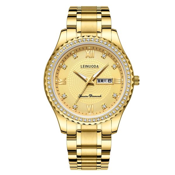 men's watch designer diamond 40mm gold stainless steel strap quartz movement wristwatch waterproof luminous luxury butterfly clasp, Slivery;black
men's watch designer diamond 40mm gold stainless steel strap quartz movement wristwatch waterproof luminous luxury butterfly clasp, Slivery;black