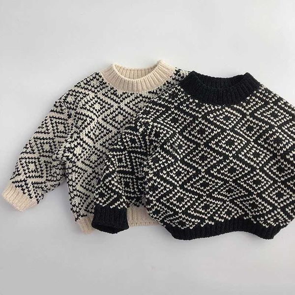 pullover kids vintage personality sweater girls grid pullover knitted children winter soft loose warm cotton sweaters hkd230719, Blue
pullover kids vintage personality sweater girls grid pullover knitted children winter soft loose warm cotton sweaters hkd230719, Blue