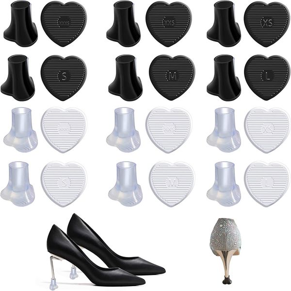shoe parts accessories 10pairs high heel protectors heart shaped glittery clear sers walking on gras shoes outdoor graden wedding party 2307, White;pink
shoe parts accessories 10pairs high heel protectors heart shaped glittery clear sers walking on gras shoes outdoor graden wedding party 2307, White;pink