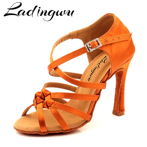 sandals ladingwu bronze silk satin latin dance shoes olassic four-band knot salsa dance shoes ballroom tango dance shoes 230718, Black
sandals ladingwu bronze silk satin latin dance shoes olassic four-band knot salsa dance shoes ballroom tango dance shoes 230718, Black