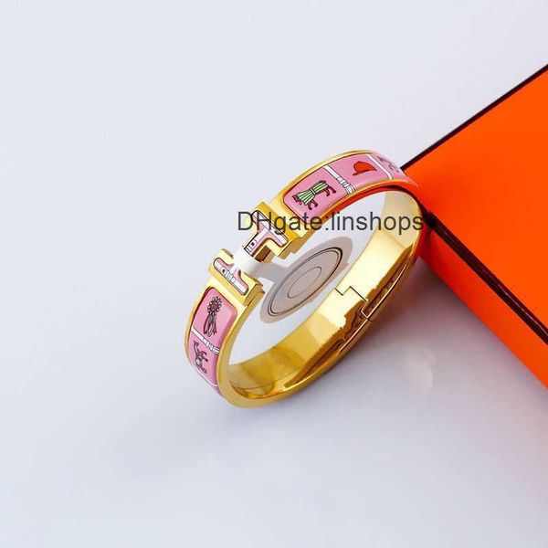 aher mas designer luxury brand enamel bracelet luxury designer bracelet for sale h family letter pattern enamel fashion trend stainless jewe, Black
aher mas designer luxury brand enamel bracelet luxury designer bracelet for sale h family letter pattern enamel fashion trend stainless jewe, Black