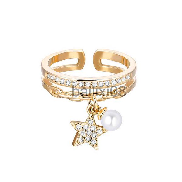 band rings gold silver color ring for women classic adjustable size plus imitation pearl cz star pendant elegant jewelry cessories 2021 j230
band rings gold silver color ring for women classic adjustable size plus imitation pearl cz star pendant elegant jewelry cessories 2021 j230