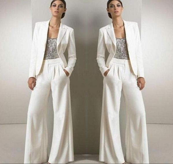 2018 white three pieces mother of the bride pant suits for silver sequined wedding guest dress with jackets plus size2102259, Black;red
2018 white three pieces mother of the bride pant suits for silver sequined wedding guest dress with jackets plus size2102259, Black;red