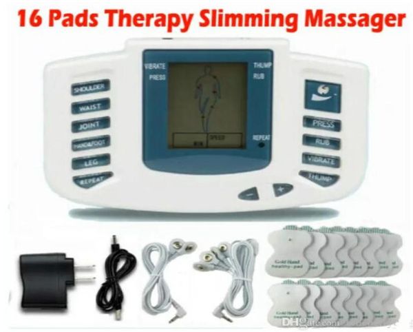 electrical stimulator full body relax muscle therapy massager massage pulse tens acupuncture health care machine 16 pads5610720
electrical stimulator full body relax muscle therapy massager massage pulse tens acupuncture health care machine 16 pads5610720