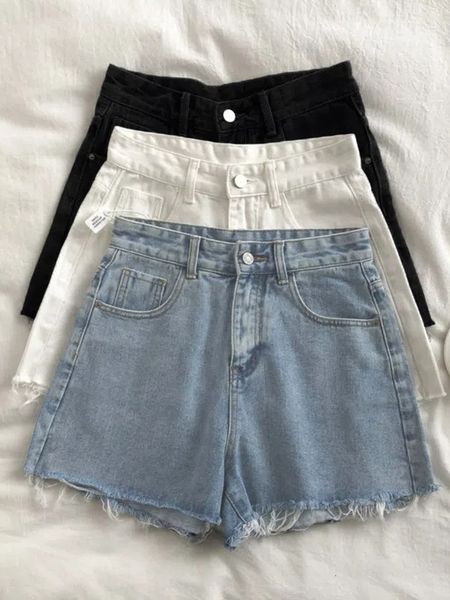 women's jeans korean high waist raw edge denim short summer basic button pocket jean for all match streetwear short 230718, Blue
women's jeans korean high waist raw edge denim short summer basic button pocket jean for all match streetwear short 230718, Blue