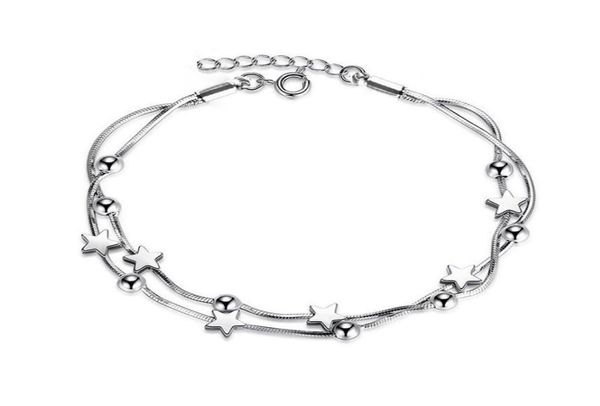 classic chain pentagram round bead bracelet girls hand jewelry6897348, Golden;silver
classic chain pentagram round bead bracelet girls hand jewelry6897348, Golden;silver