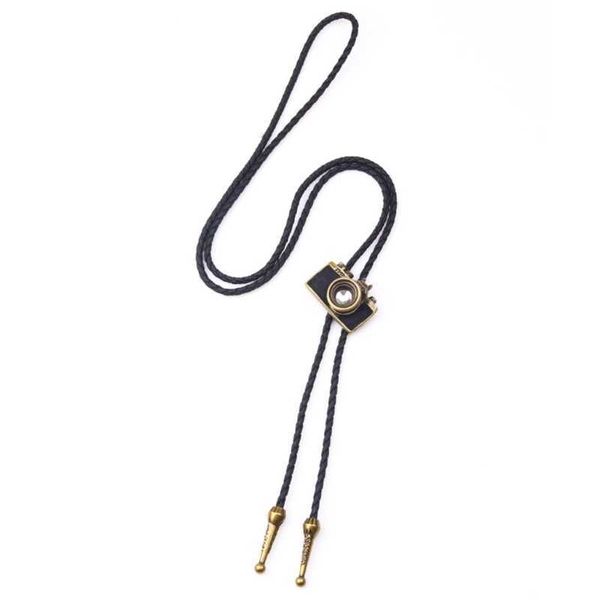 y166 bolo ties camera tie necklace western vintage cowboy leather necktie sweater chain hkd230720, Red
y166 bolo ties camera tie necklace western vintage cowboy leather necktie sweater chain hkd230720, Red
