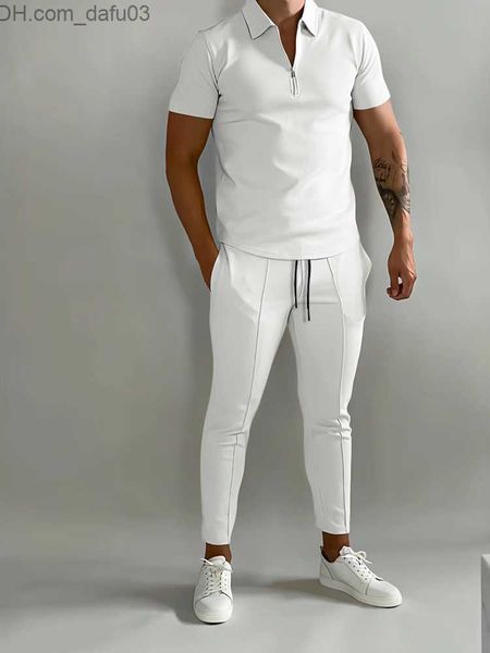 men's tracksuits new solid color men's summer casual short sleeved polo shirt calf pants and men's street men's 2-piece, Gray
men's tracksuits new solid color men's summer casual short sleeved polo shirt calf pants and men's street men's 2-piece, Gray