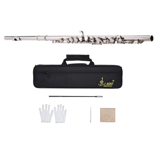 western concert flute silver plated 16 holes c key cupronickel woodwind instrument with cleaning cloth stick gloves screwdriver3126415
western concert flute silver plated 16 holes c key cupronickel woodwind instrument with cleaning cloth stick gloves screwdriver3126415