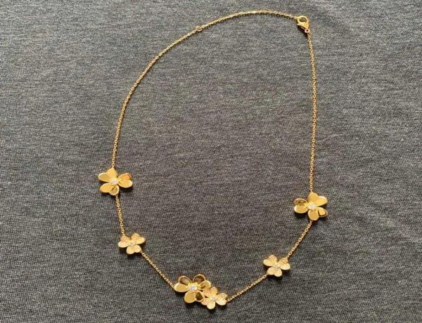 brand pure 925 sterling silver jewelry for women gold color neckalce flower pendant luck clover sakura wedding party necklace3822214
brand pure 925 sterling silver jewelry for women gold color neckalce flower pendant luck clover sakura wedding party necklace3822214