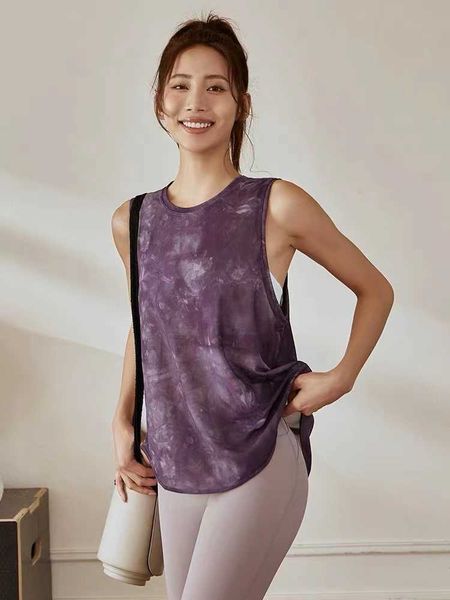 lulu vest yoga summer tee wear open back sleeveless tie dyed mesh t shirts loose sports fitness breathable quick drying workout gym woman
lulu vest yoga summer tee wear open back sleeveless tie dyed mesh t shirts loose sports fitness breathable quick drying workout gym woman