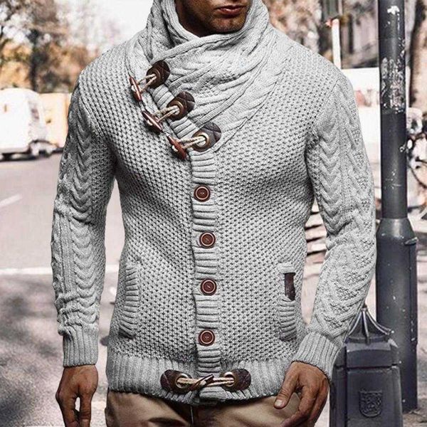 men's sweaters stylish men sweater long sleeve streetwear super soft knitting high collar sweater cardigan sweater l230719, White;black
men's sweaters stylish men sweater long sleeve streetwear super soft knitting high collar sweater cardigan sweater l230719, White;black