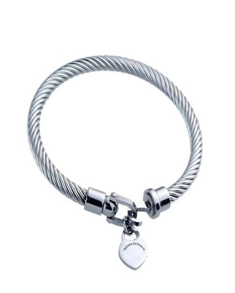 2020 stainless steel jewelry whole steel wire bracelet men and women lovers bracelet love tag bracelet gold designer bangles3910583, Golden;silver
2020 stainless steel jewelry whole steel wire bracelet men and women lovers bracelet love tag bracelet gold designer bangles3910583, Golden;silver