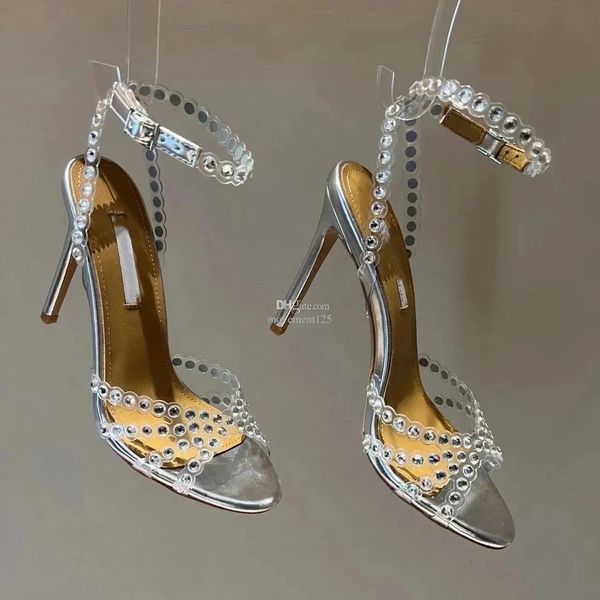 23s/s aquazzura shoes tequila sandals 100 sparkling party italy clear pvc crystals stiletto heel wedding brid 35-43, Black
23s/s aquazzura shoes tequila sandals 100 sparkling party italy clear pvc crystals stiletto heel wedding brid 35-43, Black