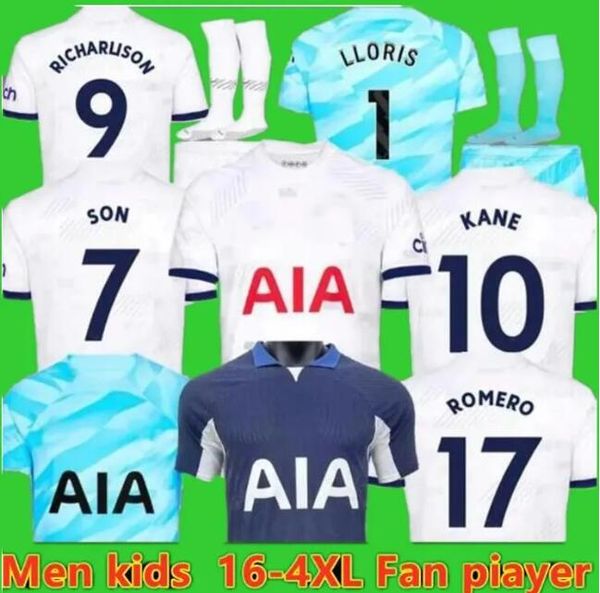 23 24 kane son soccer jerseys tottenham home away kulusevski perisic hojbjerg colorful 2023 2024 lucas dele football kit shirt bryan purple, Black;yellow
23 24 kane son soccer jerseys tottenham home away kulusevski perisic hojbjerg colorful 2023 2024 lucas dele football kit shirt bryan purple, Black;yellow