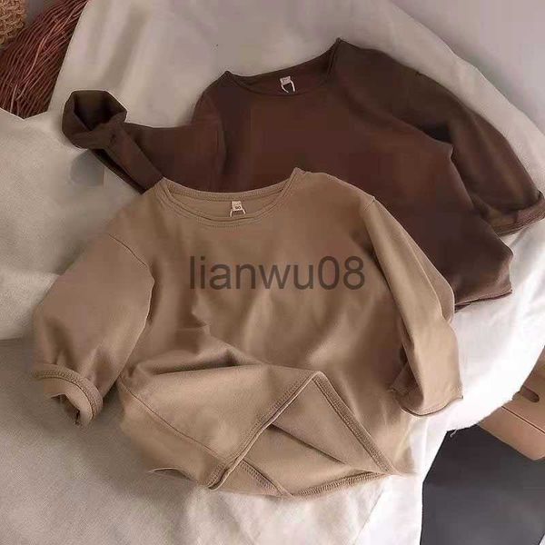 t-shirts children's shirts cotton longsleeved tshirt for kids 2022 autumn loose boy ruffled girls blouse baby tees toddler outfits x071, Blue
t-shirts children's shirts cotton longsleeved tshirt for kids 2022 autumn loose boy ruffled girls blouse baby tees toddler outfits x071, Blue