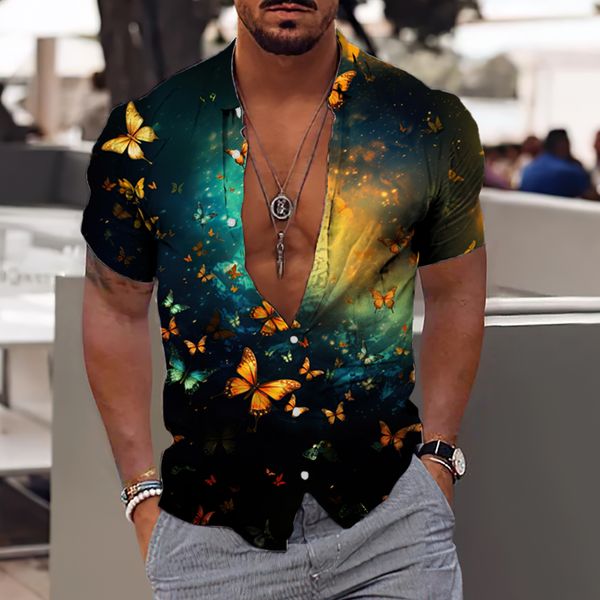 mens casual shirts hawaiian mens 3d loose oversized street casual short sleeved tshirt beach party sweater 230718, White;black
mens casual shirts hawaiian mens 3d loose oversized street casual short sleeved tshirt beach party sweater 230718, White;black