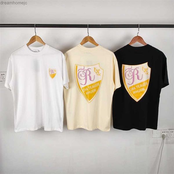 summer shield print rhude t shirt men women oversized rhude t-shirt anime clothes tee, White;black
summer shield print rhude t shirt men women oversized rhude t-shirt anime clothes tee, White;black