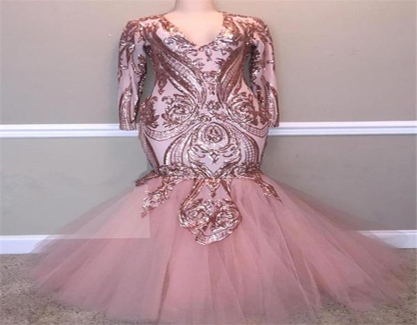 2019 blush pink sequined mermaid prom dresses shinny long sleeve formal party gown plus size trumpet pageant dress custom mad5369942, Black
2019 blush pink sequined mermaid prom dresses shinny long sleeve formal party gown plus size trumpet pageant dress custom mad5369942, Black
