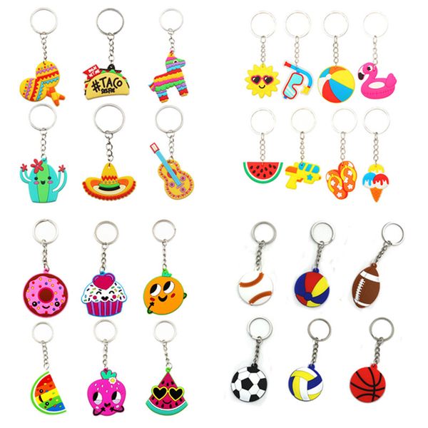 pvc cartoon keychain football basketball key ring holder charm cute pendant summer beach fruit shape keyring fashion bag pendant trinket, Blue
pvc cartoon keychain football basketball key ring holder charm cute pendant summer beach fruit shape keyring fashion bag pendant trinket, Blue