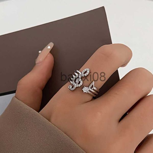 band rings korean fashion micro-set zircon music note ring trend copper open rings for women statement finger jewelry wedding decoration j23, Silver
band rings korean fashion micro-set zircon music note ring trend copper open rings for women statement finger jewelry wedding decoration j23, Silver
