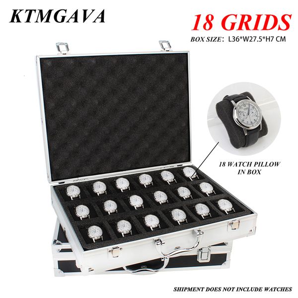watch boxes cases 18 slot luxury high-quality watch box aluminum alloy product storage clock box collection gift box 230718, Black;blue
watch boxes cases 18 slot luxury high-quality watch box aluminum alloy product storage clock box collection gift box 230718, Black;blue