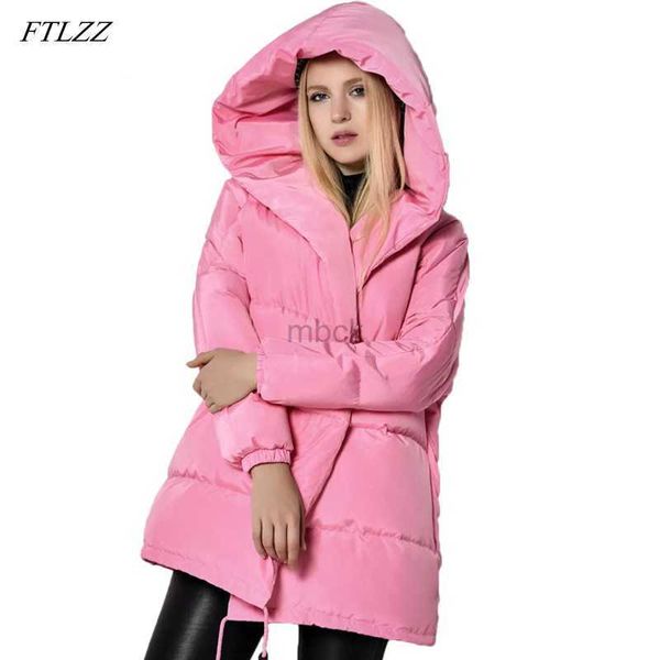 women's down parkas ftlzz winter women jackets 90% white duck down parkas loose hooded coats medium long warm casual pink snow outwear, Black
women's down parkas ftlzz winter women jackets 90% white duck down parkas loose hooded coats medium long warm casual pink snow outwear, Black