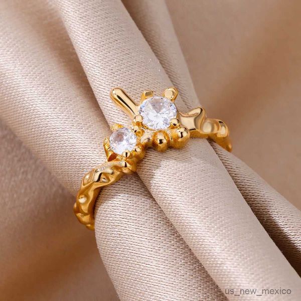band rings cubic zircon irregular rings for women gold color new in stainless steel wedding ring couple engagement jewelry gift r230719, Silver
band rings cubic zircon irregular rings for women gold color new in stainless steel wedding ring couple engagement jewelry gift r230719, Silver
