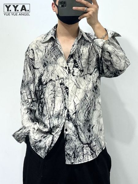 mens casual shirts harajuku springsummer thin print shirt ice silk comfortable retro loose fit long sleeve 230718, White;black
mens casual shirts harajuku springsummer thin print shirt ice silk comfortable retro loose fit long sleeve 230718, White;black