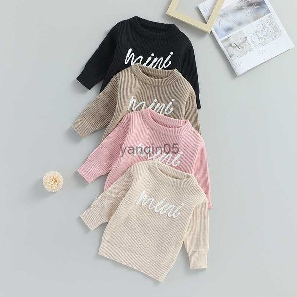 pullover suefunskry baby girl boy knitted long sleeve autumn winter sweater letter pattern loose pullover casual kids clothes hkd230719, Blue
pullover suefunskry baby girl boy knitted long sleeve autumn winter sweater letter pattern loose pullover casual kids clothes hkd230719, Blue