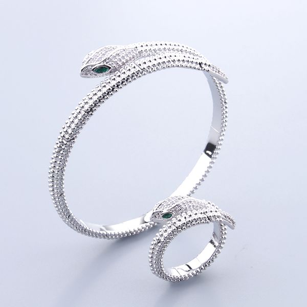 new 18k gold snake silver bangle bracelets for women set ring men luxury tennis fashion jewelry designer women jewlery party gift accessorie, Black
new 18k gold snake silver bangle bracelets for women set ring men luxury tennis fashion jewelry designer women jewlery party gift accessorie, Black