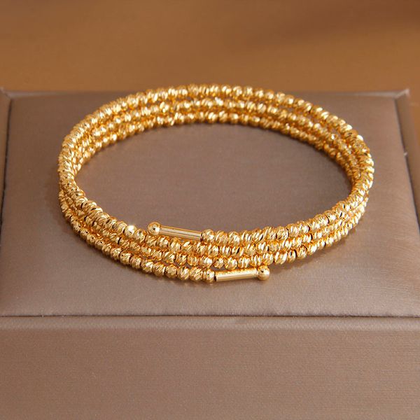 bangle 2023 design multilayer irregular beads open bangles bracelets for women fashion brand jewelry delicate 230718, Black
bangle 2023 design multilayer irregular beads open bangles bracelets for women fashion brand jewelry delicate 230718, Black