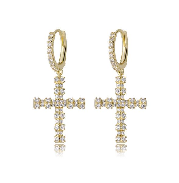 cross earrings for men women luxury bling zircon earrings fashion 18k gold rhodium plated hip hop drop earrings4086117, Silver
cross earrings for men women luxury bling zircon earrings fashion 18k gold rhodium plated hip hop drop earrings4086117, Silver