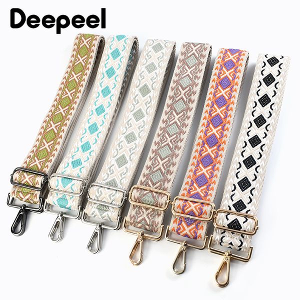 bag parts accessories deepeel 5cm wide women's embroidered bag strap for crossbody one-shoulder adjustable all-match replacement straps, Black
bag parts accessories deepeel 5cm wide women's embroidered bag strap for crossbody one-shoulder adjustable all-match replacement straps, Black