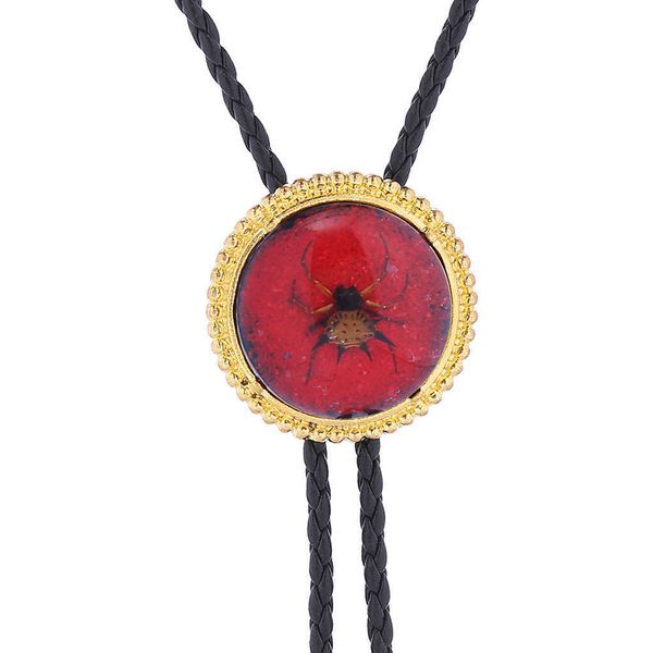 bolo ties new european and american fashion golden spider bolo tie hkd230720, Red
bolo ties new european and american fashion golden spider bolo tie hkd230720, Red