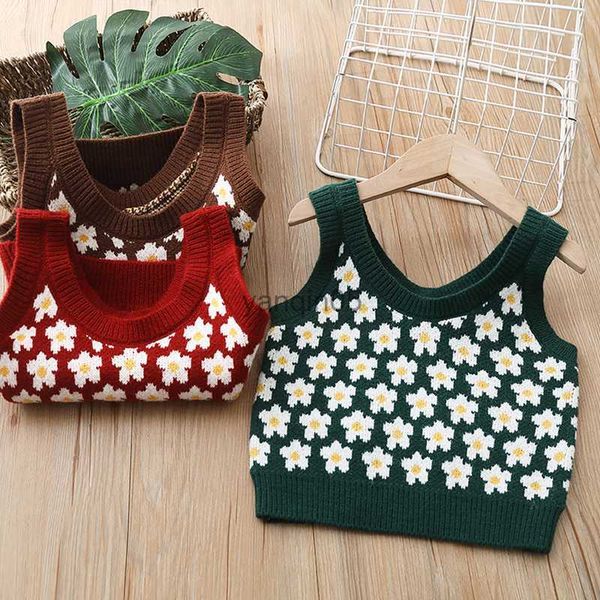 pullover 2023 kids clothes girls knitted vests spring new flower sleeveless sweater for babies fashion young children's clothing hkd230, Blue
pullover 2023 kids clothes girls knitted vests spring new flower sleeveless sweater for babies fashion young children's clothing hkd230, Blue