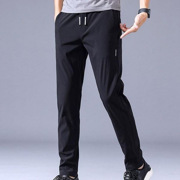 men s pants men s spring summer elastic waist trendy korean style casual drawstring straight leg trouser for street wear 230718, Black
men s pants men s spring summer elastic waist trendy korean style casual drawstring straight leg trouser for street wear 230718, Black