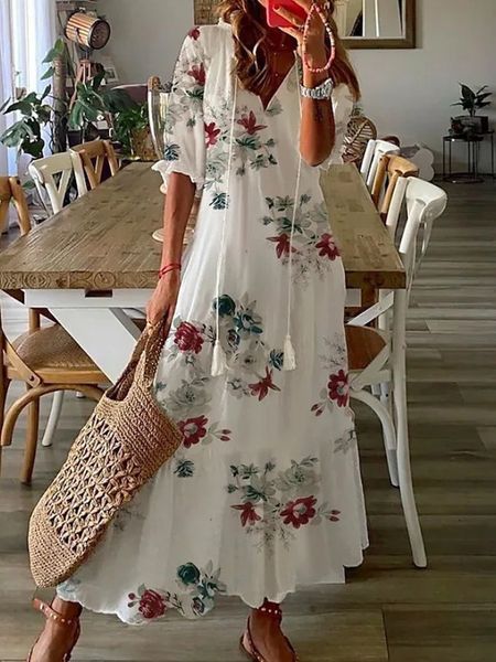 urban dresses elegant boho floral print long women v neck short sleeve casual sweet loose maxi dress 2023 fashion ruffles female 230719, White;black
urban dresses elegant boho floral print long women v neck short sleeve casual sweet loose maxi dress 2023 fashion ruffles female 230719, White;black