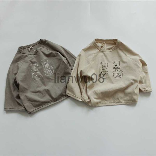 t-shirts 2021 spring children tshirts cartoon printed korean style baby kids loose long sleeve tees x0719, Blue 
t-shirts 2021 spring children tshirts cartoon printed korean style baby kids loose long sleeve tees x0719, Blue