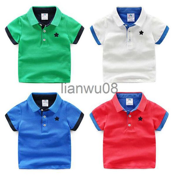 t-shirts 2019 casual 2 3 4 6 8 10 years children clothing cotton short sleeve turndown collar white blue star print kids boys tshirts x0719
t-shirts 2019 casual 2 3 4 6 8 10 years children clothing cotton short sleeve turndown collar white blue star print kids boys tshirts x0719