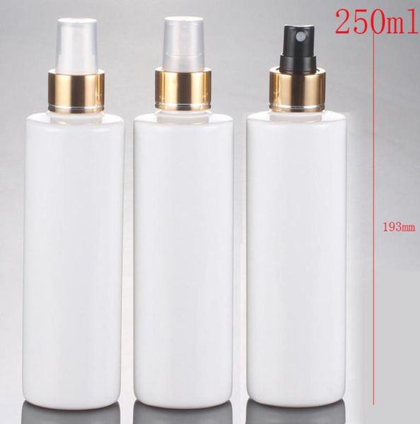 30pcs250 ml empty white spray bottle gold anodized aluminium spray bottle 250cc cosmetic perfume packaging bottle6855005
30pcs250 ml empty white spray bottle gold anodized aluminium spray bottle 250cc cosmetic perfume packaging bottle6855005