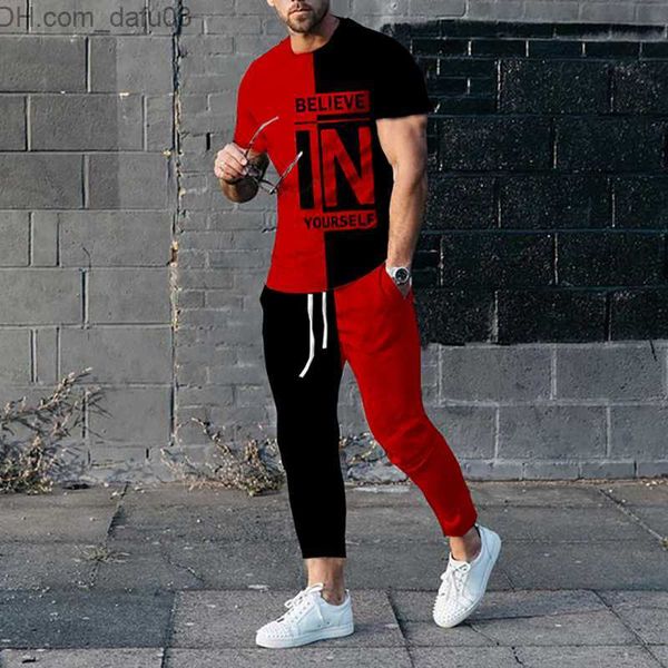 men's tracksuits men's t-shirt trousers tracksuit believe in yourself 3d printed t-shirt trousers set 2 pieces of street clothes l, Gray
men's tracksuits men's t-shirt trousers tracksuit believe in yourself 3d printed t-shirt trousers set 2 pieces of street clothes l, Gray