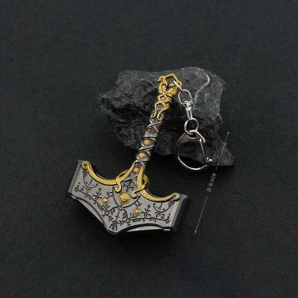key rings god of war weapon model the hammer of thor kratos game keychain weapon anime knife katana ninja sword samurai gifts toy for boys l, Slivery;golden
key rings god of war weapon model the hammer of thor kratos game keychain weapon anime knife katana ninja sword samurai gifts toy for boys l, Slivery;golden