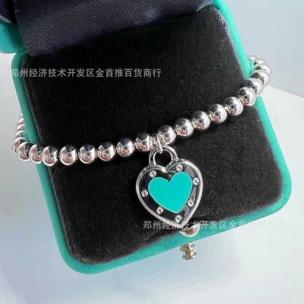 eller tiffay green enamel love bracelet multiffay color heart shaped couple silver bead chain, Black
eller tiffay green enamel love bracelet multiffay color heart shaped couple silver bead chain, Black