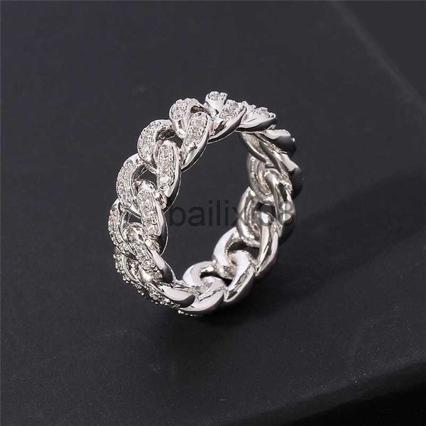 band rings punk miami cuba chain rings for men women silver color rhinestone hip hop jewelry iced out cuban street ring j230719
band rings punk miami cuba chain rings for men women silver color rhinestone hip hop jewelry iced out cuban street ring j230719