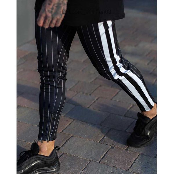 men's pants mens pants fashion men casual stripe long trousers slim fit sport gym skinny stripe jogging joggers sweat pants trousers z2, Black
men's pants mens pants fashion men casual stripe long trousers slim fit sport gym skinny stripe jogging joggers sweat pants trousers z2, Black